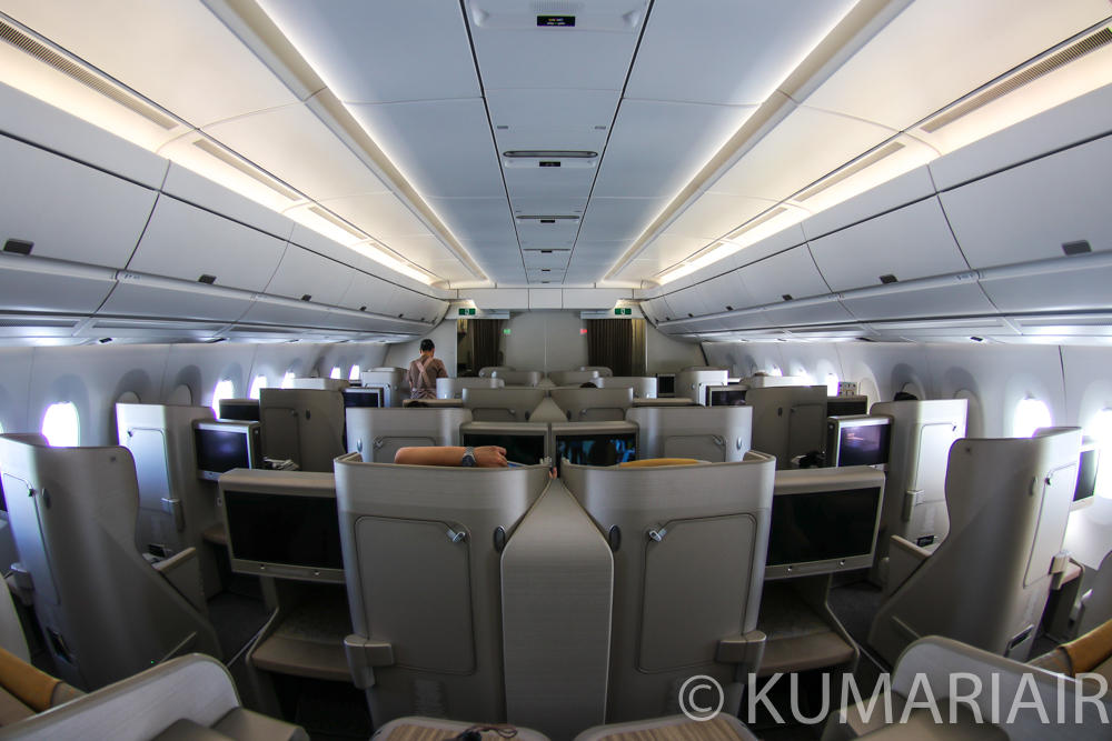 ソウル 仁川 関西 アシアナ航空 r A350 900ビジネスクラス搭乗記 あわや事故 最新鋭の航空機でまさかのgtbを経験 クマフラ